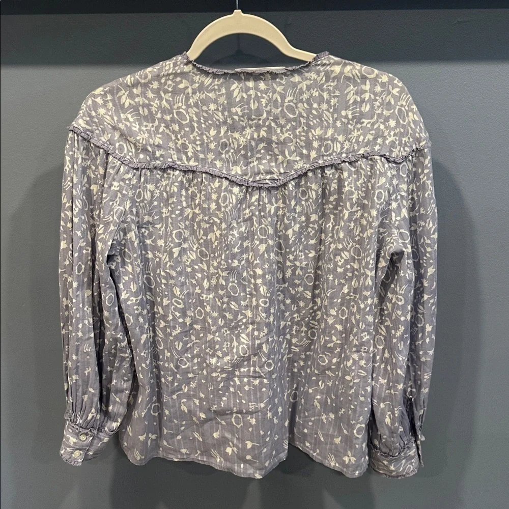 The Great The Folk Tower Prairie Floral Blue White Size Small - Picture 6 of 6
